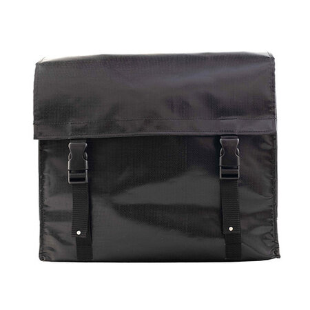 Beck Dubbele fietstas Nostalgic 52L Black Shiny