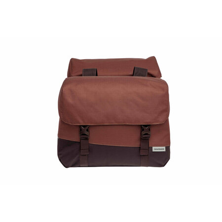 New Looxs Dubbele fietstas  Oslo Joli Double 37L Bordeaux/roest