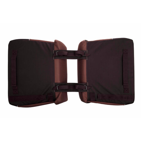New Looxs Dubbele fietstas  Oslo Joli Double 37L Bordeaux/roest
