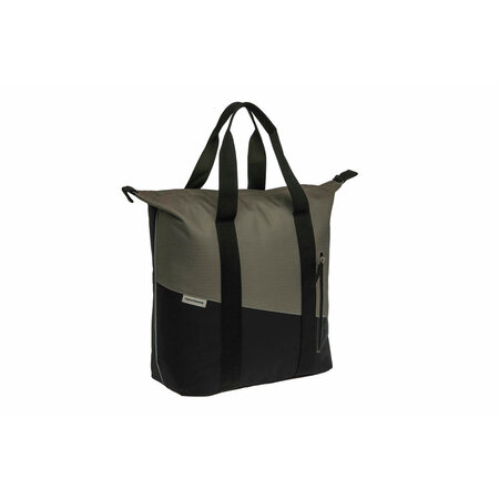 New Looxs Enkele fietstas Shopper Oslo Kota 24L Zwart/groen