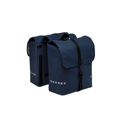 New Looxs Dubbele fietstas Odense Double 39L Dark Blue