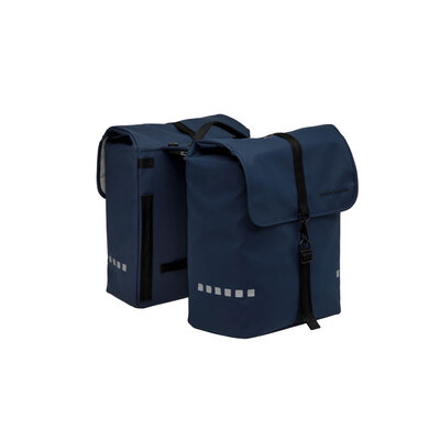 New Looxs Dubbele fietstas Odense Double MIK 39L Dark Blue