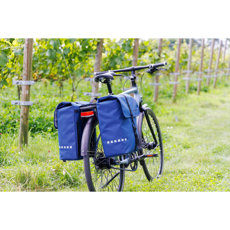 New Looxs Dubbele fietstas Odense Double MIK 39L Dark Blue