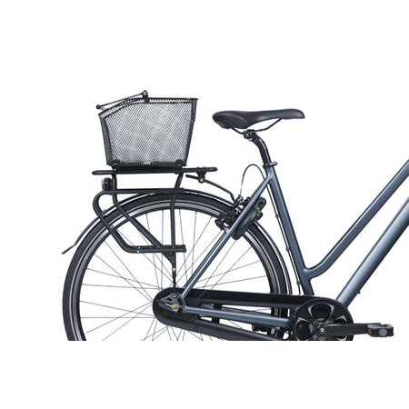Basil Fietsmand Base XL MIK  Zwart - Voor achterop