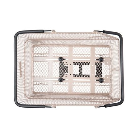 Basil Fietsmand Cento MIK Nude Metallic - Voor achterop