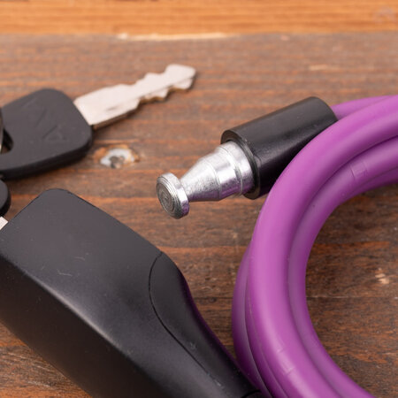 AXA Kabelslot Resolute 8-120 Royal Purple