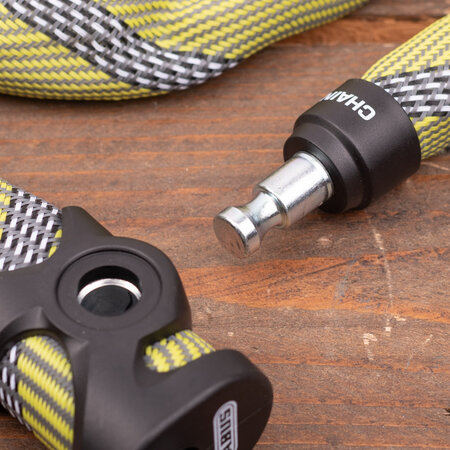 ABUS Kettingslot Ivera Chain 7210 Color 110 cm Geel