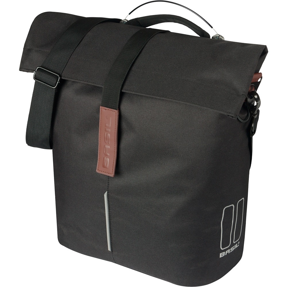 Enkele fietstas Shopper City MIK Studs 16L Zwart afbeelding