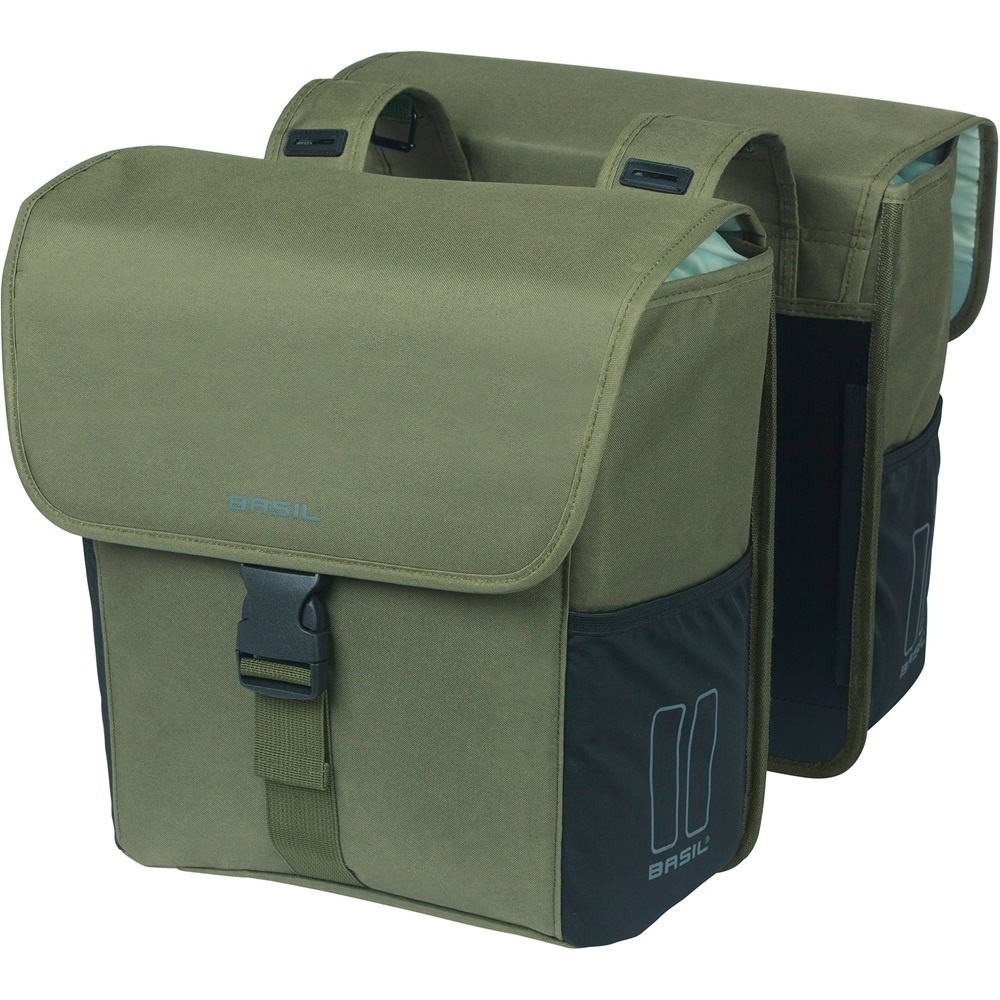 Dubbele Fietstas Go 32L Groen afbeelding