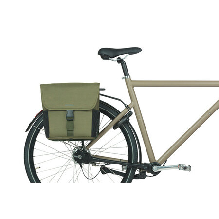 Basil Dubbele Fietstas Go 32L Groen
