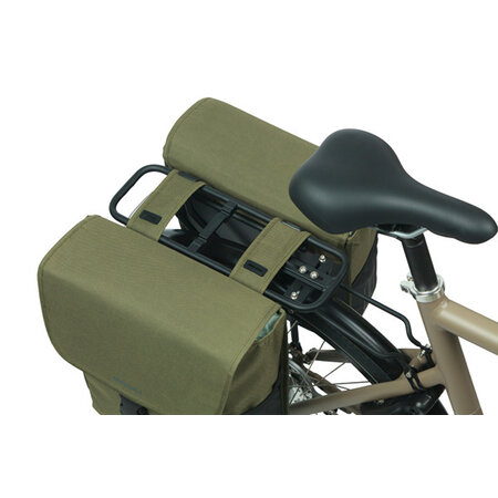 Basil Dubbele Fietstas Go 32L Groen