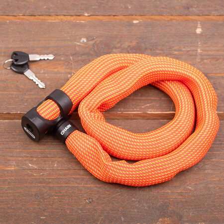 ABUS Kettingslot Ivera Chain 7210 Color 85cm Oranje