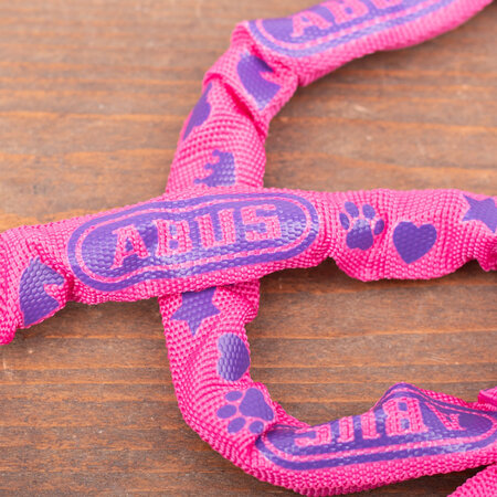 ABUS Kettingslot Steel-O-Chain 4804C Pink Symbols - 75cm