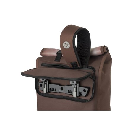 AGU Enkele fietstas en rugzak Clean Shelter Large 21L Modica Brown CG
