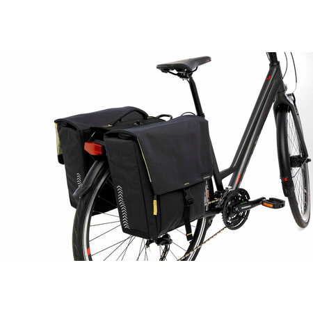 New Looxs Dubbele fietstas Tulum Detachable 32L Zwart