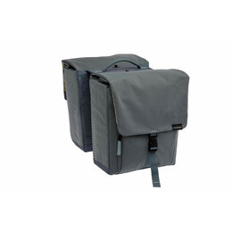 New Looxs Dubbele fietstas Tulum MIK 32L Grijs/Groen