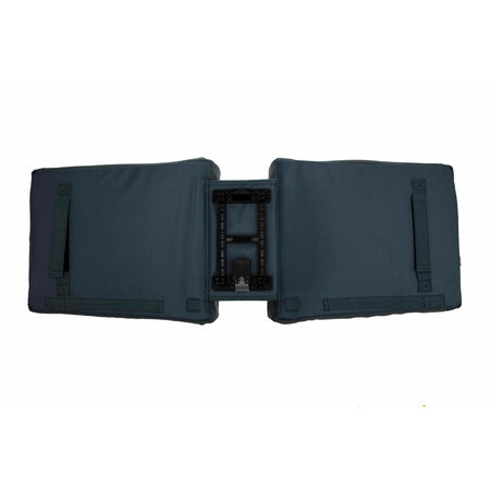 New Looxs Dubbele fietstas Tulum MIK 32L Grijs/Groen