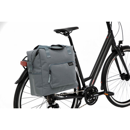 New Looxs Enkele Fietstas Tulum Camella 26L Grijs/Groen