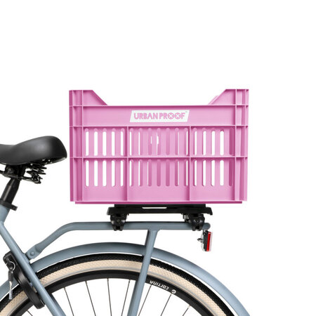 Urban Proof Fietskrat Recycled 30L Felroze