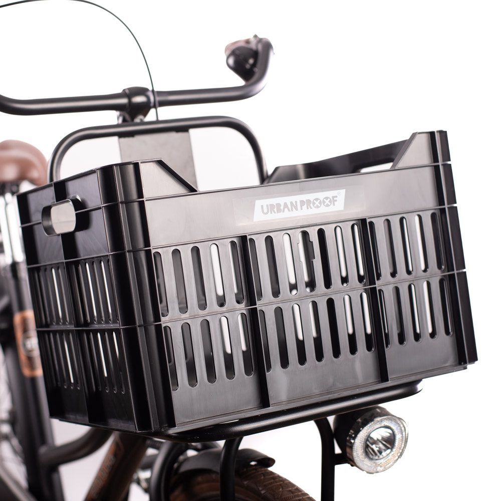 Fietskrat Recycled 30L Zwart