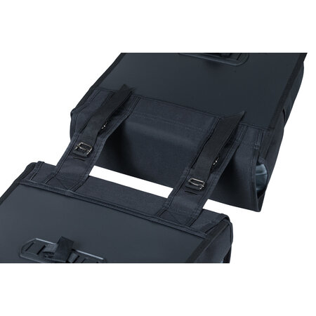 Basil Dubbele Fietstas Go - 32L Grijs