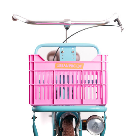 Urban Proof Fietskrat Recycled Junior 10L Felroze