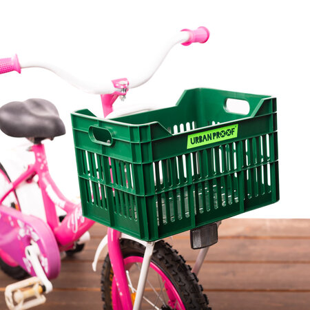 Urban Proof Fietskrat Recycled Junior 10L Retro Groen