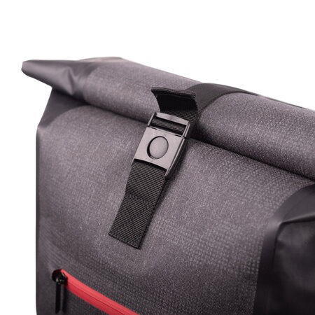 Beck Enkele fietstas Base Zwart/Rood 18L