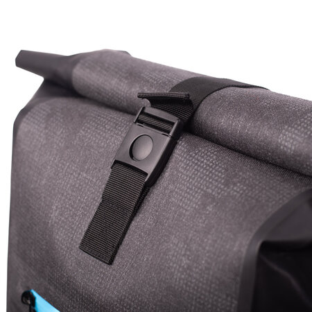 Beck Enkele fietstas Base Zwart/Blauw 18L
