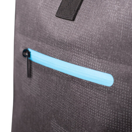 Beck Enkele fietstas Base Zwart/Blauw 18L