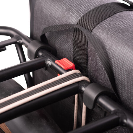 Beck Enkele fietstas Base Zwart/Blauw 18L
