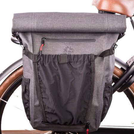 Beck Enkele fietstas en rugtas Base Backpack Zwart/Rood 18L