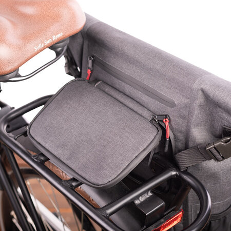 Beck Enkele fietstas en rugtas Base Backpack Zwart/Rood 18L