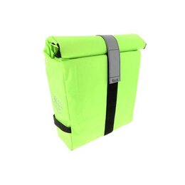 Beck Enkele fietstas Roll Single Fluo Lime
