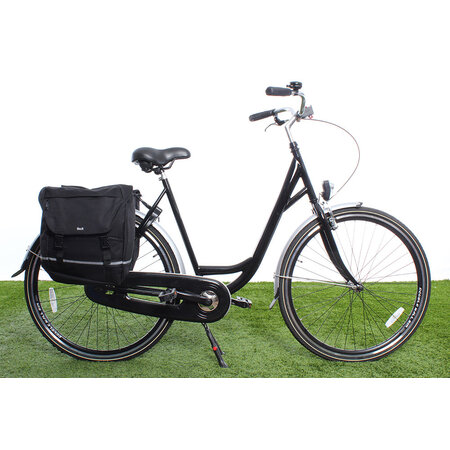Beck Dubbele fietstas SPRTV XL Zwarte Bies 40L Zwart