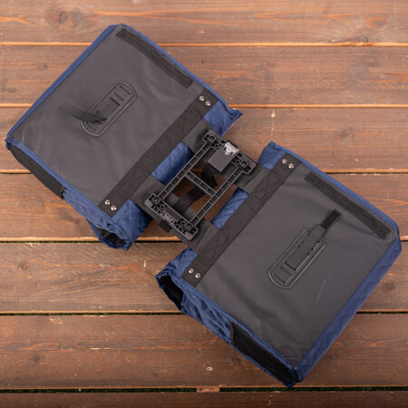 Beck Dubbele fietstas Quilt MIK 36L Navy