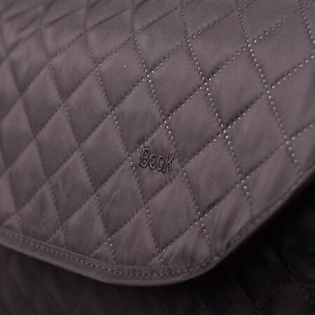 Beck Dubbele fietstas Quilt MIK 36L Zwart