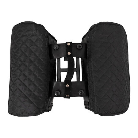 Beck Dubbele fietstas Quilt MIK 36L Zwart