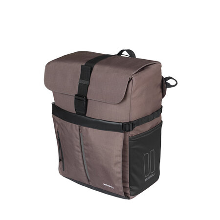 Basil Enkele Fietstas Move MIK Studs 15L Bruin