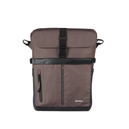 Basil Enkele Fietstas Move MIK Studs 15L Bruin