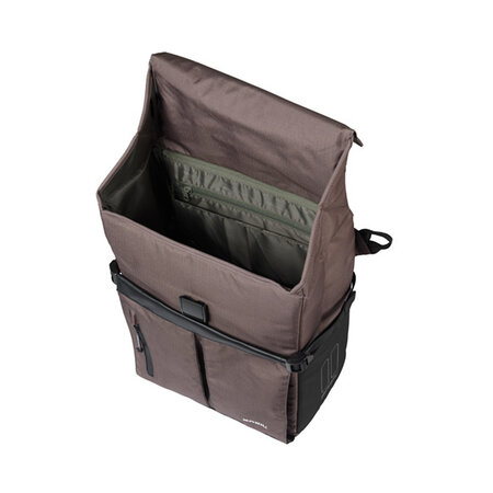 Basil Enkele Fietstas Move MIK Studs 15L Bruin