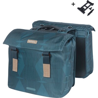 Basil Dubbele fietstas Elegance MIK 2.0 40-49L Estate Blue