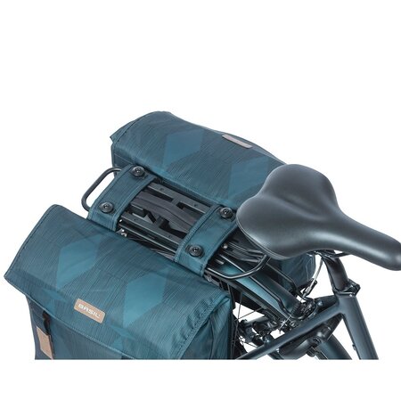 Basil Dubbele fietstas Elegance MIK 2.0 40-49L Estate Blue