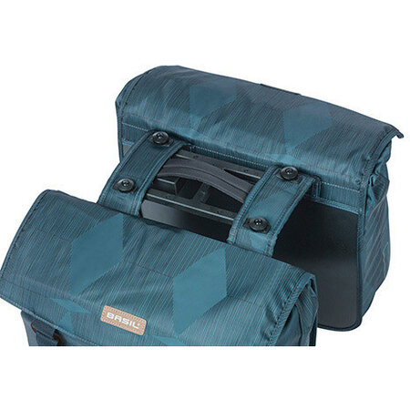 Basil Dubbele fietstas Elegance MIK 2.0 40-49L Estate Blue
