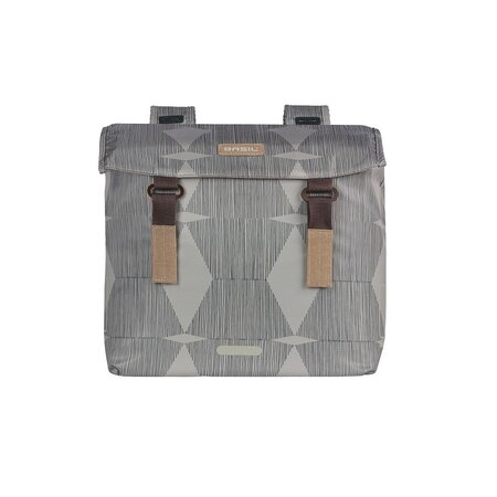 Basil Dubbele fietstas Elegance MIK 2.0 40-49L Chateau Taupe