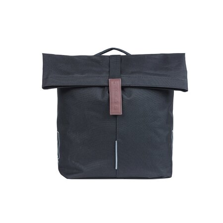 Basil Dubbele fietstas City MIK 2.0 Black 28-32L