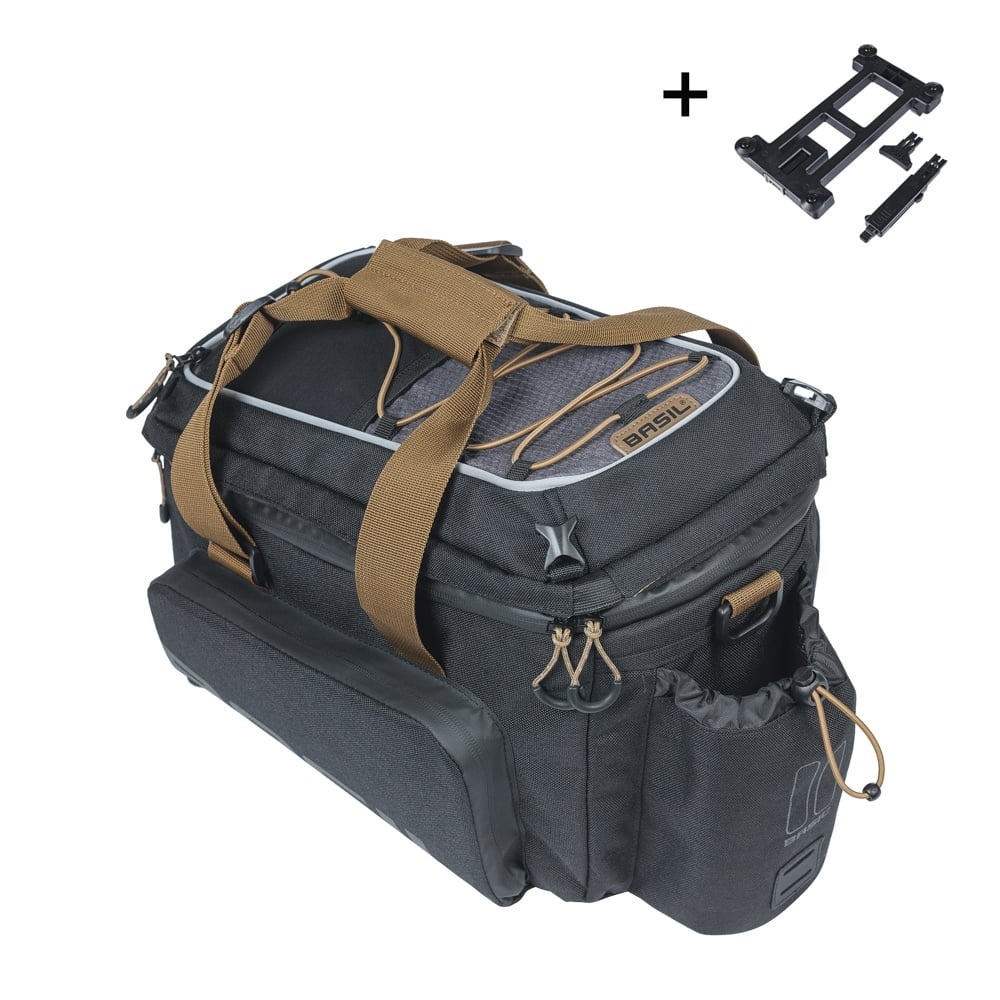 Miles Trunkbag XL Pro MIK 2.0 9-36L Bagagedragertas Black Brown afbeelding