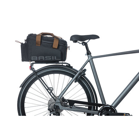 Basil Miles Trunkbag XL Pro MIK 2.0 9-36L Bagagedragertas Black Brown