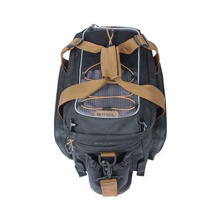 Basil Miles Trunkbag XL Pro MIK 2.0 9-36L Bagagedragertas Black Brown