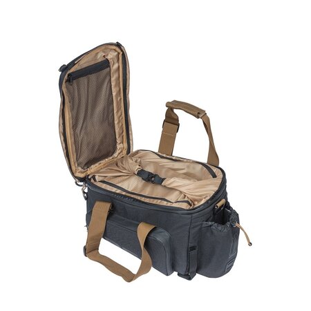 Basil Miles Trunkbag XL Pro MIK 2.0 9-36L Bagagedragertas Black Brown